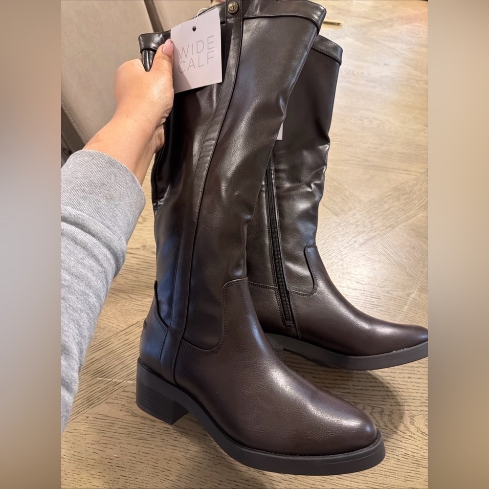 LifeStride Women's Bridgett Knee High Riding Boot Black Size 7.5